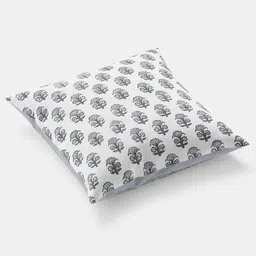 Sangria Grey 5 Pieces Printed Pure Cotton Square Cushion Covers image 5