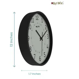 olive tree Daniel Black ABS Plastic Wall Clock image 4