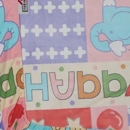 FABINALIV Purple & Pink Graphic Fitted 300 TC Single Bedsheet With 1 Pillow Cover image 4