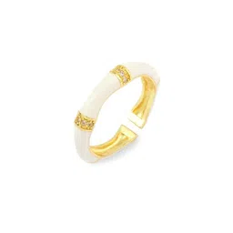 SALTY Stone Studded Honeyed Love Ring image 3