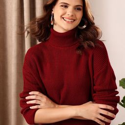 STREET 9 Ribbed Turtle Neck Pullover Sweater-picture-22