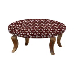 Stylista Magenta & White Floral Printed Waterproof Round Elasticated 2 Seater Table Cover-image-99