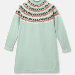 United Colors of Benetton Girls Round Neck Printed Pullover-picture-10