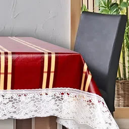 Stylista Brown Waterproof 8-Seater Rectangular Table Cover image 5