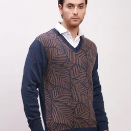 ColorPlus Floral Printed Woollen Pullover image 2