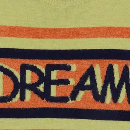 Status Quo Boys Typography Printed Acrylic Pullover Sweater image 3