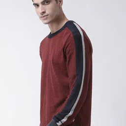 Club York Men Rust & Black Pullover image 5