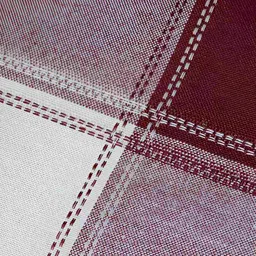 HOME COLORS.IN Maroon Geometric Printed Cotton 8-Seater Table Cover image 4