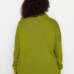 Trendyol Ribbed Acrylic Pullover Sweaters image 3