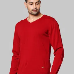 Park Avenue Men Red Pullover image 4