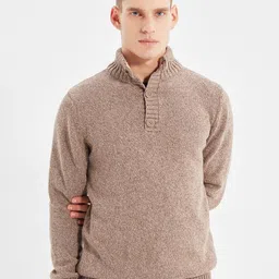 Trendyol Mock Collar Pullover image 4