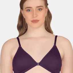 POOJA RAGENEE Anti Odour Double Layer Front Opener Hooks Detachable Strap Bra-picture-30