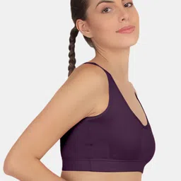 POOJA RAGENEE Full Coverage Non Padded T-shirt Sports Bra With All Day Comfort image 4