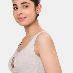 MAROON Girls Printed Non-Padded Cotton Beginners Bra - Full Coverage image 4