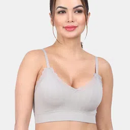 Amour Secret Pack Of 3 Lightly Padded Full Coverage Seamless Slip-On Sports Bra image 5