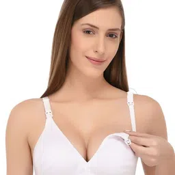 Fabme Full Coverage All Day Comfort Seamless Cotton Maternity Bra image 4