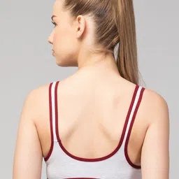 Apraa & Parma Colourblocked Full Coverage Non Padded Organic Super Support Sports Bra image 3