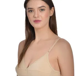 Aimly Pack Of 3 Medium Coverage All Day Comfort Cotton T-shirt Bra image 4