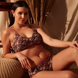 Nykd Floral Printed Non Padded T-Shirt Bra With All Day Comfort image 5