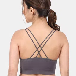 Amour Secret Pack Of 2 Lightly Padded Styled Back Anti Odour Full Coverage Sports Bra image 5
