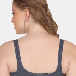 POOJA RAGENEE Pack Of 2 Cotton Workout Bra Full Coverage Non Padded All Day Comfort image 5