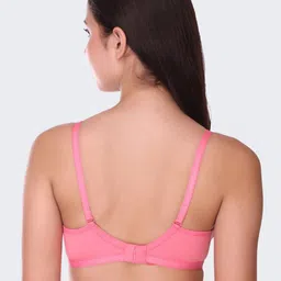 POOJA RAGENEE Pack Of 3 Cut And Sew Cups Full Coverage Bra bq2183c_3p_sk_gry_pk_28c image 4