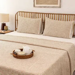 House This 120 TC Cotton Double Bed Cover-image-93