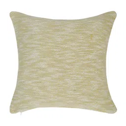 eyda Yellow & White 2 Pieces Abstract Cotton Square Cushion Covers image 5