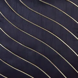 Stuff N' Fluff Black & Gold Toned 5 Pieces Striped Square Cushion Covers image 4