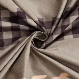 Bromwick Multicoloured 250 TC Single Bedsheet with 1 Pillow Covers image 3