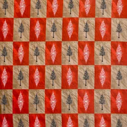 Bromwick Red& White Geometric Cotton 210 TC 2 Single Bedsheet with 2 Pillow Covers image 4