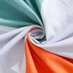 BREVARD Blue & Yellow Geometric 210 TC Queen Size Bedsheet with 2 Pillow Covers image 2