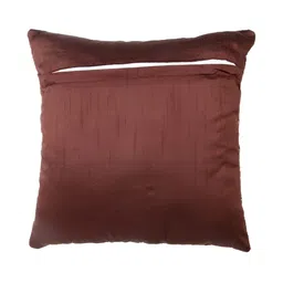 Stuff N' Fluff Brown 5 Pieces Wave Striped Square Cushion Covers image 4