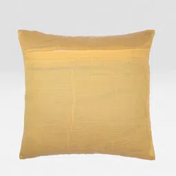 STITCHNEST Set of 5 Yellow & Green Ethnic Motifs Square Cushion Covers image 3