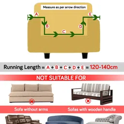 HOKIPO Abstact Printed Stretchable Universal 1 Seater Sofa Covers image 5