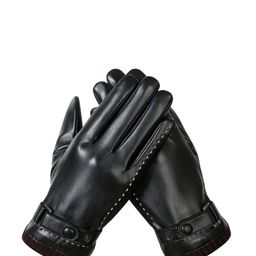Alexvyan Women Leather Winter Gloves-picture-44