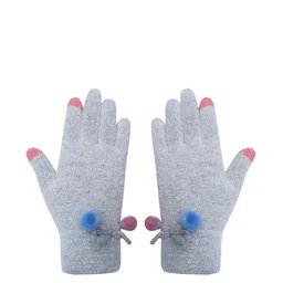 LOOM LEGACY Women Acrylic Wool Gloves image 2