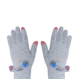 LOOM LEGACY Women Acrylic Wool Gloves image 3