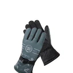 Alexvyan Men Printed Protective Riding Gloves image 3