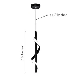 Willa Black Aluminium LED Ceiling Lights by Smartway Lighting image 2