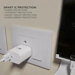 boAt WCD 18W Type A Fast Charger (Type A to Micro USB Cable, Smart IC Protection, White) image 3