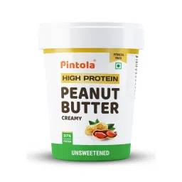 Pintola All Natural High Protein Peanut Butter Made With 100% Roasted Peanuts | High In Fiber, Naturally Gluten-Free, No Added Sugar | Unsweetened, Creamy-picture-36