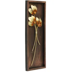 vedas Iron Jane Leaf Multicolour Floral Wall Art image 3