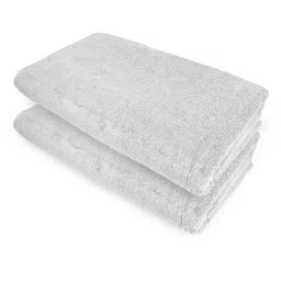 Heelium Unisex Set of 2 Quick Absorbent 600 GSM Bamboo Bath Towel - 65 x 40 cm image 2