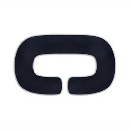 Dormyo Black Fibre Filled C Shaped Breathable Therapedic Pillow image 1