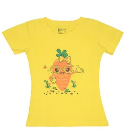 Bodycare Girls Graphic Printed Round Neck Cotton Regular T-shirt-picture-12