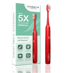 HAMMER Flow 2.0 Electric Toothbrush - Red-image-10