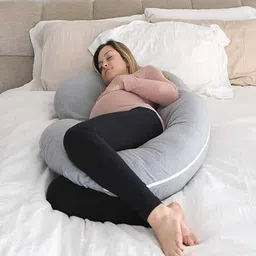 Kuber Industries Grey Soft Comfort Maternity Pillow image 3