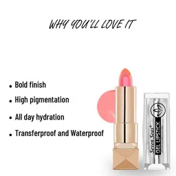 Seven Seas Set of 2 Lips Moist Smooth Feel Gel Lipstick - Red & Yellow image 2