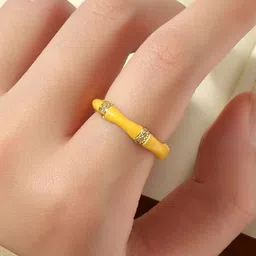 SALTY Stone-Studded Adjustable Finger Ring image 4